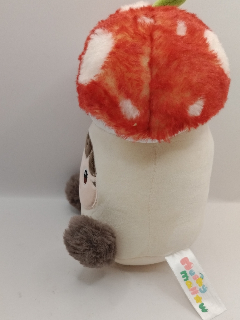 Mushymallow Red Mushroom Plush Pillow Soft Stuffed Toy, Med Size 8" *Box Damage* - Picture 11 of 16